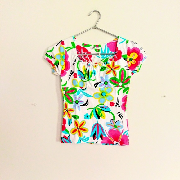 3/12 Lest rose t shirt size xs or 0 stretchy - Picture 4 of 5